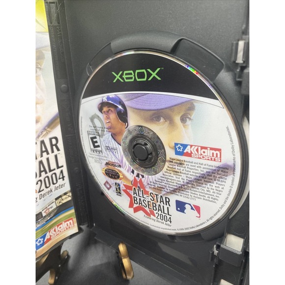 All Star Baseball 2004 Original Xbox Game Derek Jeter Complete - Picture 6 of 7